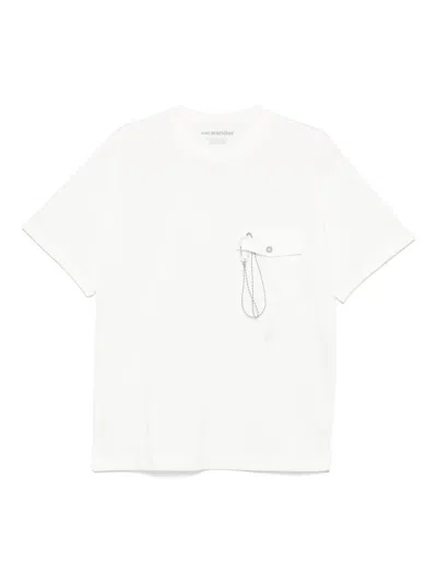 And Wander Logo-print T-shirt In White