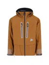 And Wander Pertex Shield Jacket In Brown