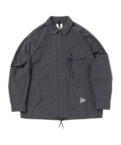 And Wander Long Sleeve Jacket In Gray