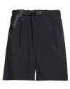 And Wander Black Shorts In Black
