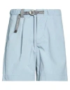 And Wander Man Shorts & Bermuda Shorts Sky Blue Size L Polyester