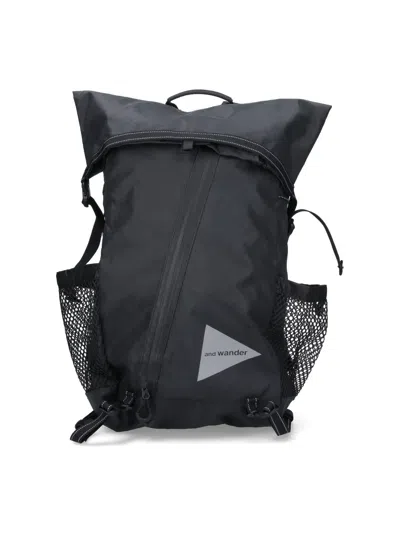 And Wander Men's Everyday Sling Bag In 100% Polyester In Black