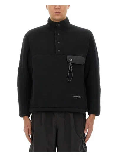 AND WANDER MEN'S FLEECE PULLOVER SWEATER