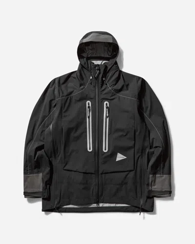 And Wander Men S Pertex Shield Rain Jacket In Black