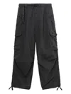 And Wander Multiple-pocket Cargo Pants In Black