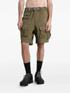 And Wander Multi-pocket Cargo Shorts In Green