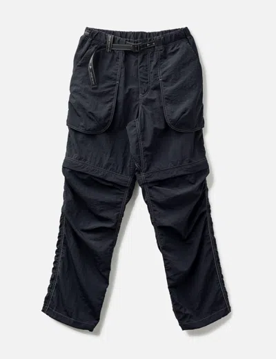 And Wander Ny Taffeta Hiker Two-way Pants In Black