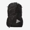And Wander Nylon Backpack With Logo In Black