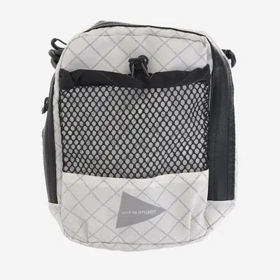 And Wander Nylon Cross Body Bag With Logo In Pink