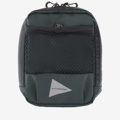 And Wander Nylon Cross Body Bag With Logo In Pink