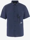 And Wander Nylon Shirt With Patch Pocket In Blue