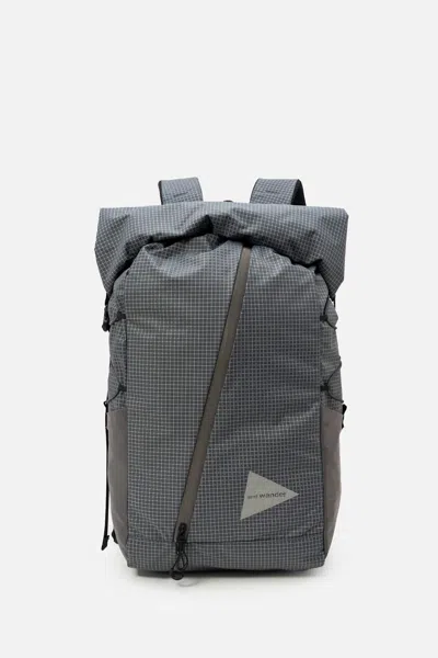 And Wander Ocean Rip 25l Backpack In Gray