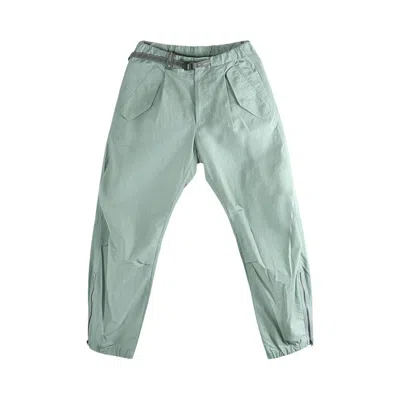 Pre-owned And Wander Ottomancloth Side Zip Hem Pants 'sage' | Green | Men's Size L