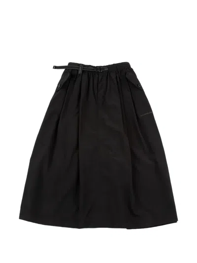 And Wander Oversized Cargo Midi Skirt In Nude