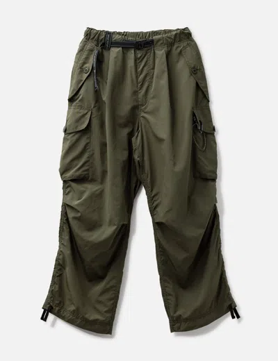 And Wander Oversized Cargo Pants In Green