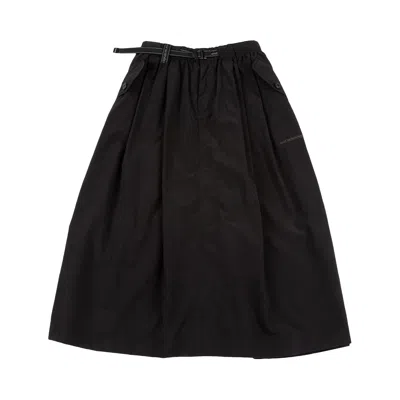 Pre-owned And Wander Oversized Cargo Skirt 'black' | Women's Size S