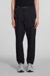 And Wander Pants In Black Polyester In Blue