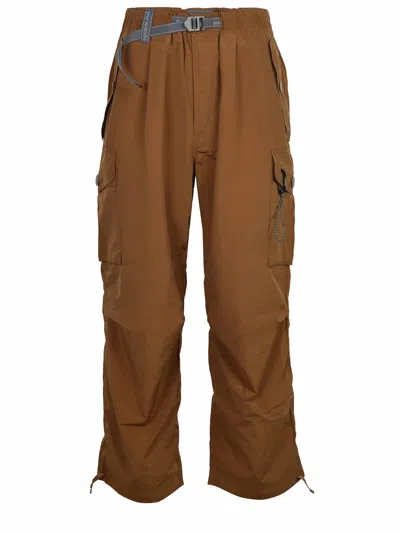 And Wander Pants Made Of Mixed Nylon In Brown