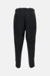 And Wander Pe Melange Twill Wide Pants In Black