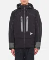 And Wander Pertex Shield Rain Jacket In Black