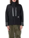 And Wander Pertex Shield Rain Jacket In Black