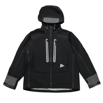 Pre-owned And Wander Pertex Shield Rain Jacket 'black' | Men's Size L