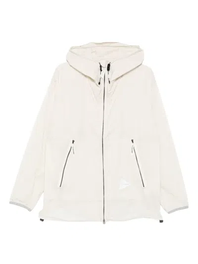 And Wander Pertex Wind Jacket In White