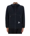 And Wander Performance Nylon Sports Jacket For Men In Blue