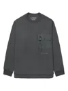 And Wander Waffle Long Sleeve T-shirt In Gray