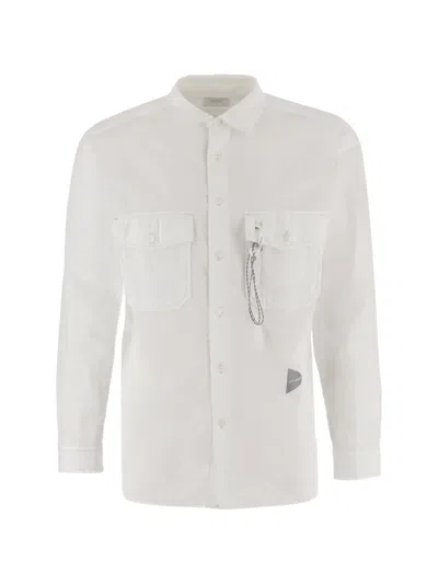And Wander Pockets Shirt In White
