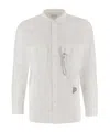 And Wander Cotton-blend Shirt With Classic Collar In Multi