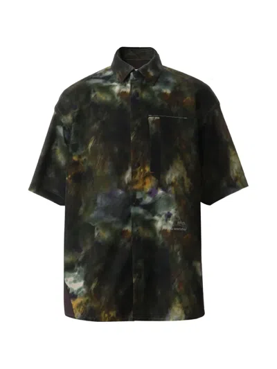 And Wander Printed Shirt In Brown