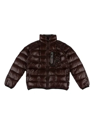 And Wander Quilted Jacket In Burgundy