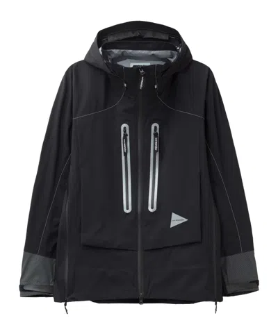 AND WANDER AND WANDER REFLECTIVE ZIP HOODED JACKET