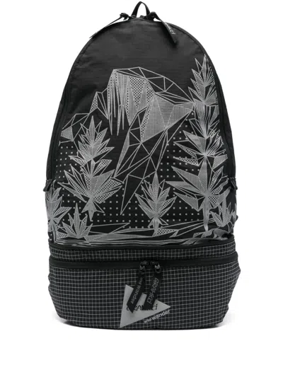 And Wander Ripstop Backpack In Black