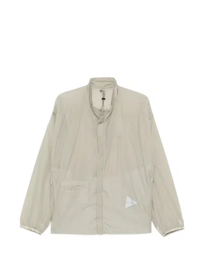 And Wander Ripstop Jacket In Gray