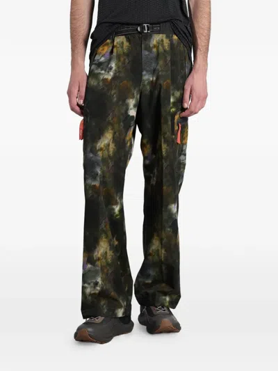 And Wander Roa Tie-dye Cargo Pants In Multi