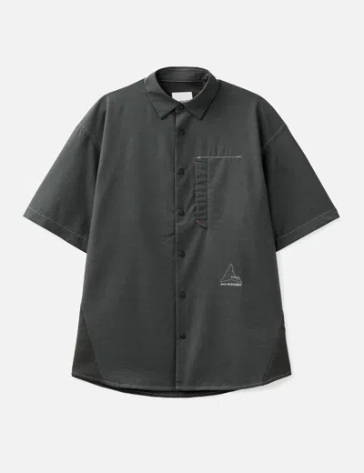 And Wander Roa X  Breathable Shirt In Gray