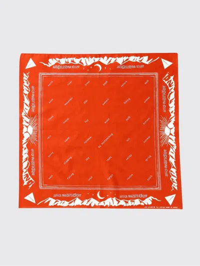 And Wander Scarf Men  In Red