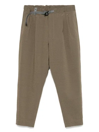 And Wander Seersucker Trousers In Green