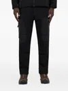 And Wander Shell Panel Trousers In Black