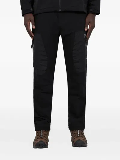 And Wander Shell Panel Trousers In Black