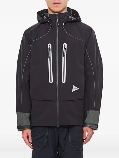 AND WANDER SHIELD-EFFECT HOODED JACKET