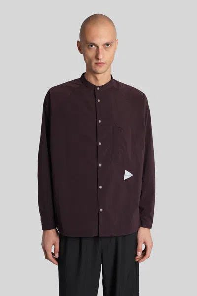 And Wander Shirt In Red