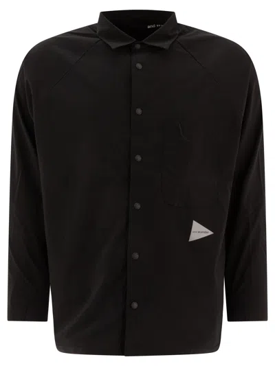 And Wander Shirt With Fleece Insert Shirts In Black