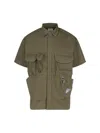 And Wander Multi Pocket" Shirt - Green In Green
