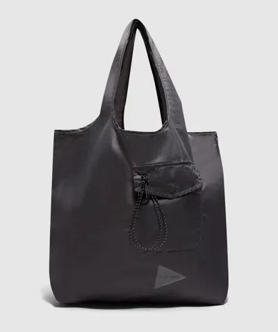 And Wander Shopping Pocket Bag In Grey