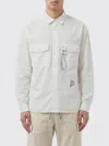 And Wander Cotton-blend Shirt With Classic Collar In Gray