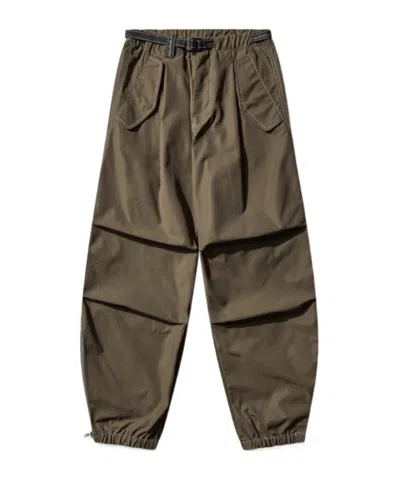 And Wander Side-zip Hem Pants In Brown