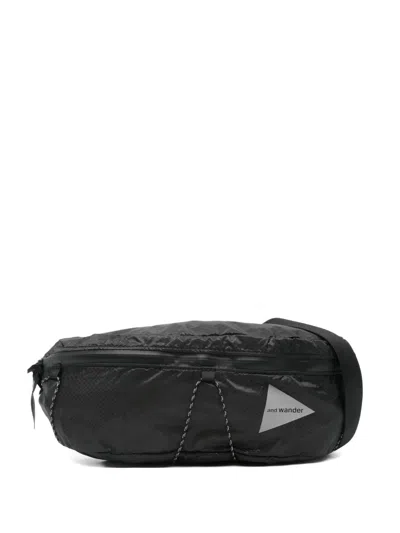 And Wander Sil Belt Bag In Black